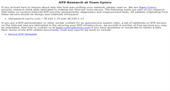 Desktop Screenshot of ntpresearch.cymru.com