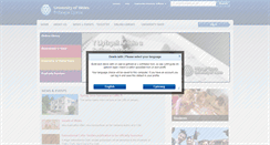 Desktop Screenshot of cymru.ac.uk