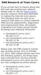 Mobile Screenshot of dnsresearch.cymru.com